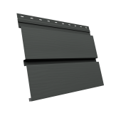 картинка Квадро брус 3D 0,45 PE с пленкой RAL 7005 мышино-серый Центр Кровли Квадро брус 3D 0,45 PE с пленкой RAL 7005 мышино-серый Центр Кровли