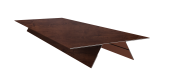 Планка стыковочная составная верхняя 0,45 Print Premium Cherry Wood Fresh TwinColor (2м) Центр Кровли