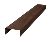 Крышка 45х20 жалюзи Texas 0,45 Print Premium Cherry Wood Dark FTC (2,5м) Центр Кровли