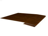 Планка начальная 0,45 Print Premium Golden Wood Intense FTC (2м) Центр Кровли