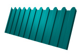 Профнастил С8A v02 фигурный Grand Line 0,45 PE с пленкой RAL 5021 водная синь Центр Кровли