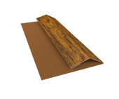 Планка финишная БХ new 0,4 Print Premium Golden Wood Fresh TwinColor (3м) Центр Кровли