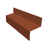 Отлив межэтажный 45 0,5 Velur X RAL 8004 терракота (3м) Центр Кровли