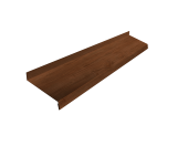 Отлив простой 150 0,45 Print Elite Rowan TwinColor (2м) Центр Кровли