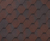 Черепица гибкая RoofShield Классик Стандарт медный Центр Кровли