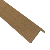 Профиль угловой CM Cladding 2000х70х70х8 мм teak (тик) Центр Кровли
