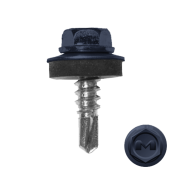 Саморез по металлу Daxmer 5,5х19 (250шт) сверло №3 RAL 5003 Центр Кровли