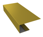 J-Профиль 18мм 0,45 PE с пленкой RAL 1018 цинково-желтый (2м) Центр Кровли