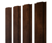 Штакетник Прямоугольный с прямым резом 0,45 Print-Double Premium Cherry Wood Fresh Центр Кровли