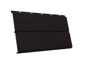 ЭкоБрус 3D 0,345 Grand Line 0,5 Drap TX с пленкой RAL 9005 черный Центр Кровли