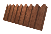 Профнастил С20A фигурный 0,45 Print Premium Rowan Fresh TwinColor Центр Кровли