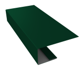 J-Профиль 18мм 0,5 Satin Matt TX RAL 6005 зеленый мох (3м) Центр Кровли