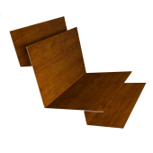 Угол внутренний сложный 90 град. 0,45 Print Premium Golden Wood Intense FTC (2м) Центр Кровли