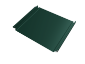 Кликфальц Double Pro Grand Line 0,5 Satin с пленкой на замках RAL 6005 зеленый мох Центр Кровли