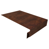 Планка околооконная сложная 300х50х18 (j-фаска) 0,45 Print-Double Premium Cherry Wood Dark F (2м) Центр Кровли