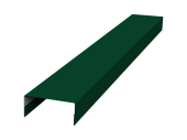 Крышка 30х20 жалюзи Texas 0,45 Drap TX RAL 6005 зеленый мох (2,5м) Центр Кровли