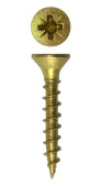 Саморез Pz 4,0х30 (300шт), шлиц Pz2, желтый цинк (контейнер) Центр Кровли