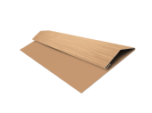 Планка стартово-финишная Экобрус Grand Line 0,45 Print Elite Honey Wood TwinColor (3м) Центр Кровли