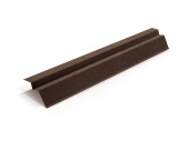 Планка карнизная для композитной черепицы Metrotile коричневый (1,355м) Центр Кровли