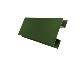 Планка H-образная БХ new 0,45 PE с пленкой RAL 6002 лиственно-зеленый (3м) Центр Кровли