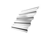 Профнастил НС44A 0,7 PE RAL 9003 сигнальный белый Центр Кровли