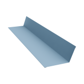 Планка примыкания 90х140 0,45 Drap TX RAL 5024 пастельно-синий (3м) Центр Кровли