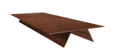 Планка стыковочная составная верхняя 0,45 Print Premium Golden Wood Fresh TwinColor (2м) Центр Кровли