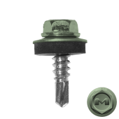 Саморез по металлу Daxmer 5,5х19 (250шт) сверло №3 RAL 6019 Центр Кровли