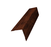 Угол внешний 70х70 0,45 Print Elite Cherry Wood TwinColor (3м) Центр Кровли