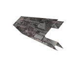 Угол внешний сложный 75х75 0,45 Print Elite Fine Stone TwinColor (3м) Центр Кровли