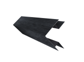 Планка угла внешнего сложного БХ new 0,45 Print Premium Grey Wood TwinColor (3м) Центр Кровли