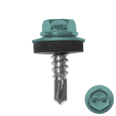 Саморез по металлу Daxmer 5,5х19 (250шт) сверло №3 RAL 6034 Центр Кровли