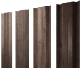 Штакетник М-образный В с прямым резом 0,45 Print Premium Almond Wood Fresh Центр Кровли