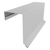 Планка торцевая кровельная фальц 65х97 0,45 Drap TX RAL 7047 телегрей 4 (3м) Центр Кровли