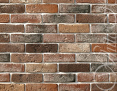 Рядовая плитка White Hills Design Лондон брик, 303-90 c расшивкой 1,2 см. Центр Кровли