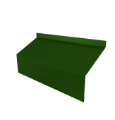 Ламель забора жалюзи Milan/Milan new стартовая/финишная для калиток и ворот 0,45 PE RAL 6002 лиственно-зеленый Центр Кровли