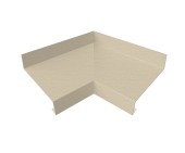 Угол отлива внутренний 50 0,45 Print Elite с пленкой Milky Wood TwinColor Центр Кровли