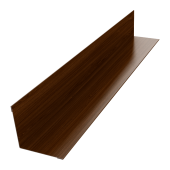 Угол внутренний 30х30 0,45 Print Elite Choco Wood TwinColor (3м) Центр Кровли