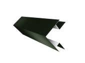 Угол внешний сложный 75х75 0,5 Satin Matt TX RAL 6020 хромовая зелень (2м) Центр Кровли