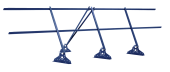 Ограждение кровельное Grand Line 0,9х3 RAL 5002 Центр Кровли
