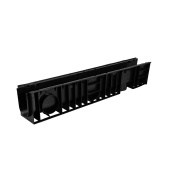 Лоток водоотводный пластиковый Aquastok Norma 100 Н180 класс нагрузки С250 1000х148х180 (11018) Центр Кровли