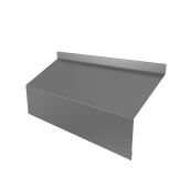 Ламель забора жалюзи Milan/Milan new стартовая/финишная для калиток и ворот 0,5 Satin RAL 9006бело-алюминиевый Центр Кровли