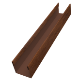 Стойка жалюзи Milan Slim 0,45 Print-double Premium Golden Wood Fresh (2м) Центр Кровли