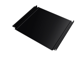 Кликфальц Double Pro Grand Line 0,5 Drap TX с пленкой на замках RAL 9005 черный Центр Кровли