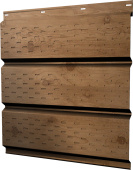 Софит металлический Классик v02 Grand Line полная перфорация 0,45 Print Premium Pine Wood Fresh Центр Кровли