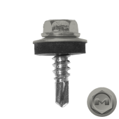 Саморез по металлу Daxmer 5,5х19 (250шт) сверло №3 RAL 7038 Центр Кровли