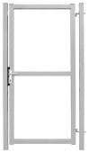 Калитка Colority Zinc Lock 2,0х1 RAL 7040 Центр Кровли