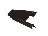 Угол внешний сложный 75х75 0,45 Print Elite Coffee Wood TwinColor (2м) Центр Кровли