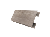 Планка H-образная Экобрус 0,45 Print Elite с пленкой White Wood TwinColor (3м) Центр Кровли