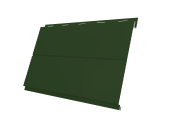 Вертикаль 0,2 line 0,5 Satin Matt TX с пленкой RAL 6020 хромовая зелень Центр Кровли